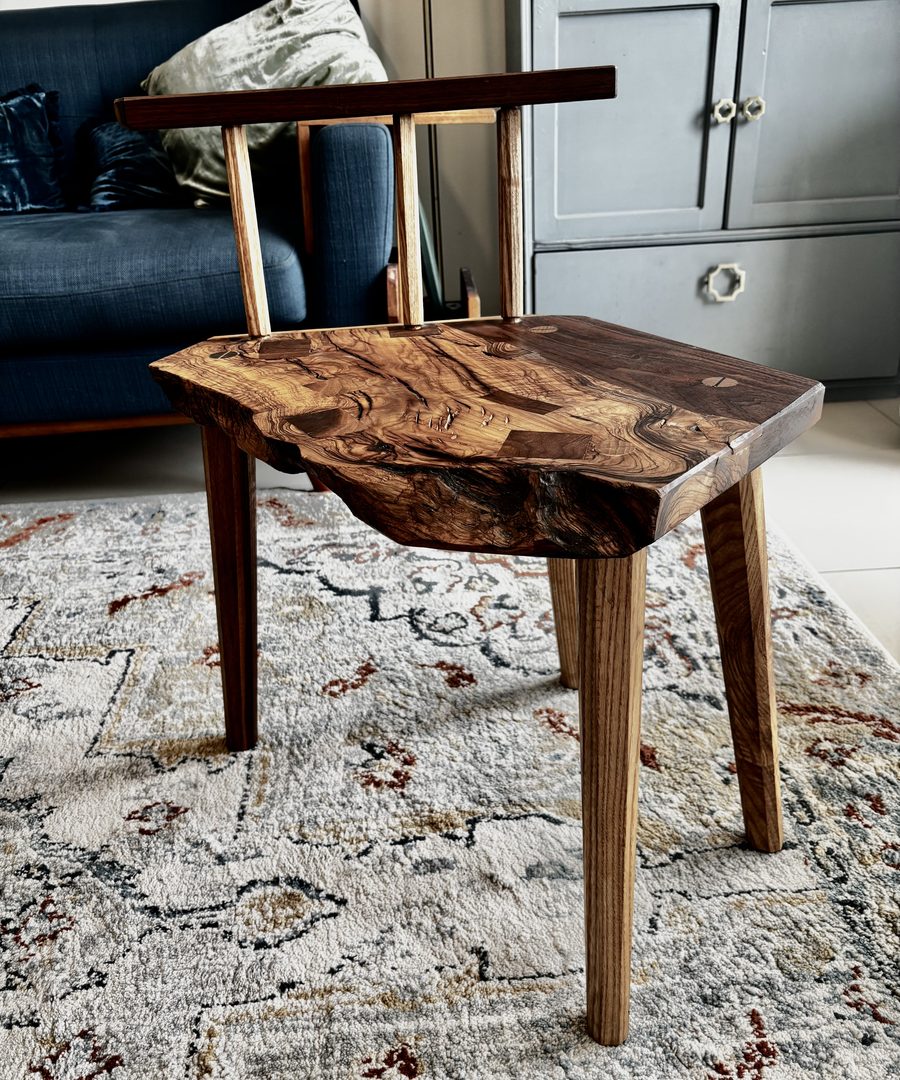 Live edge walnut table